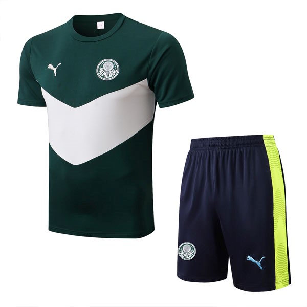 Camiseta Entrenamiento Palmeiras Conjunto Completo 2022/23 Verde Blanco